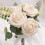 50 roses en mousse champagne avec tiges 3