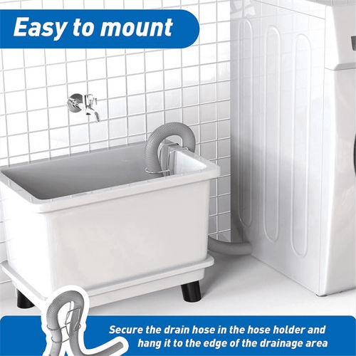 Afløbsslangeklemme i rustfrit stål til vaskemaskine 1