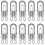 G9 halogen bulbs 40W, 230V, 10-pack 1