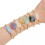 Amethyst quartz wire wrap bracelet for women 2