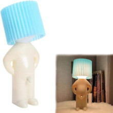 Veilleuse créative en forme de petit homme timide, veilleuse décorative pour la chambre à coucher