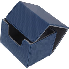 Aufbewahrungsbox für Spielkarten, Schreibtischbox aus Leder, Organizer für Sammelkarten, PU-Leder, Fassungsvermögen