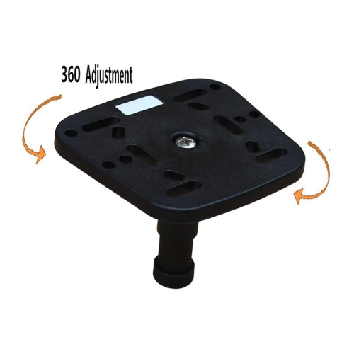 Fish Finder Mount Mounting Plate Adjustable Black for Boat Kayak Marine 1