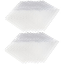 50 Blatt Fotoalbumhüllen, Kunststoff-Ordnerhüllen mit 9 Fächern