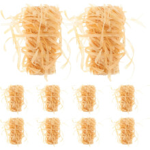 15 rouleaux d'allume-feu naturels pour camping, barbecue et survie, pour allumer du charbon de bois et du bois de chauffage