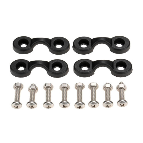 Kayak Anchor Trolley Kit Rope Cleat Pully Block Rigging Ring 2