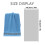 Bath Towel Set Blue 13" x 29" 1 Pack 3