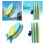 Xpe Kids Float Swim Training Board Kickboard for Toddlers Learn to Swim Float for Back 3
