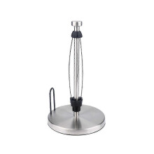Paper Towel Holder Countertop With Damping Suitable For Kitchen Bathroom Vertical Paper Towel Holder With Base (silver)