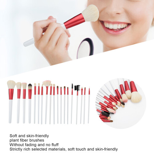 20 Stk. Make-up Pinsel Set Pink 1