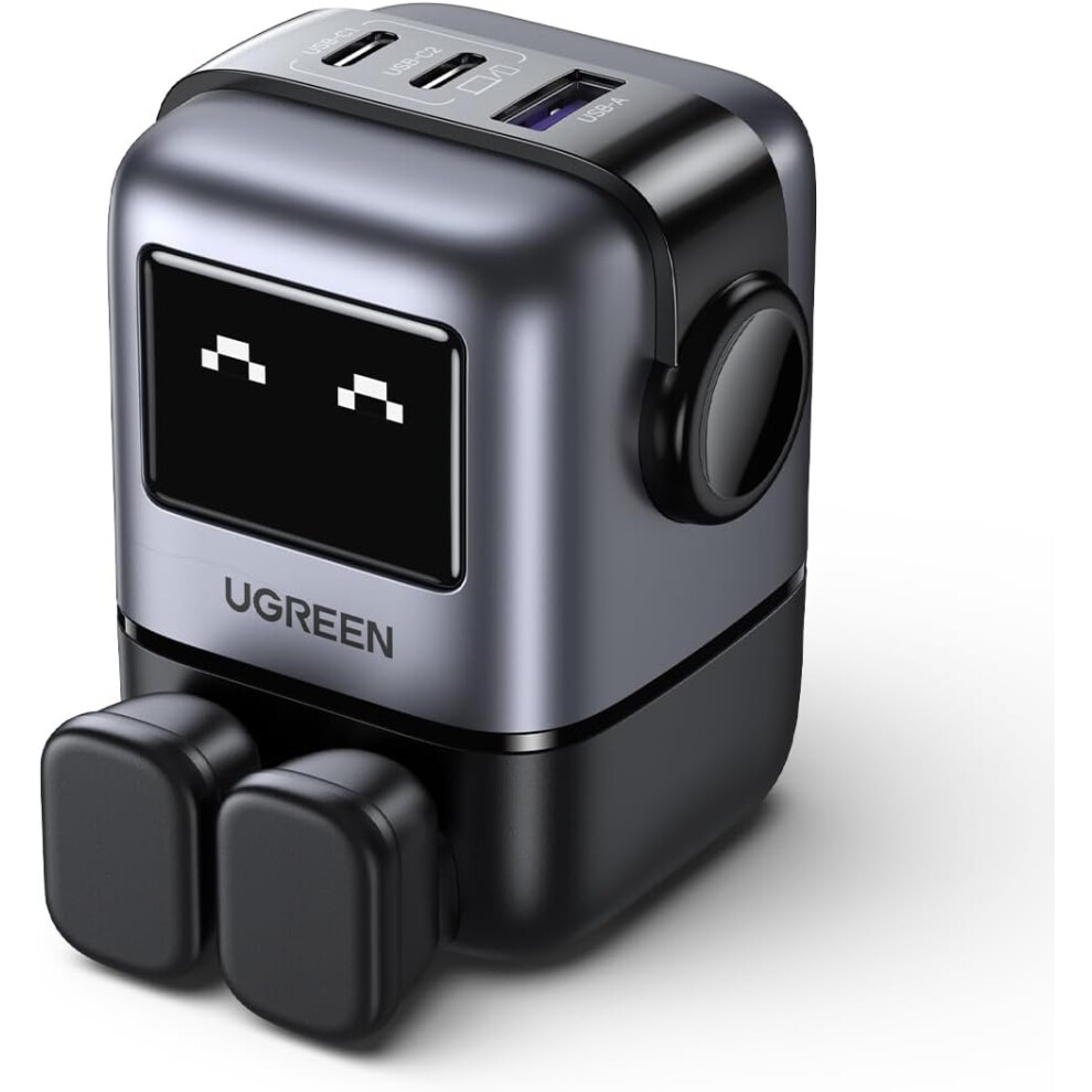 Ugreen Smart Charger 65W Usb C Charger Nexode 3-Port Gan Fast Charger 5053424374214