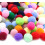 Flerfärgade pompombollar för pyssel 2000 st (3 cm) 2