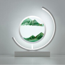Lampe LED 3D sable vert, photo mobile lumineuse, décoration pour bureau et salon, cadeau