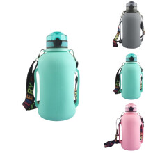 Garrafa de água dobrável de silicone de 2000ml