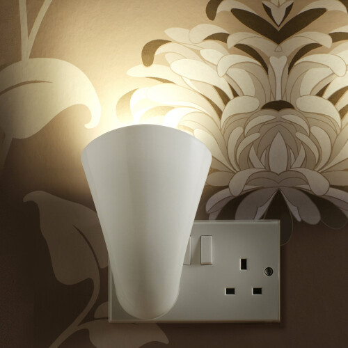 Auraglow Plugin GU10 Spotlight Uplighter Wall Sconce Wash Light Plug Socket Uplight Lamp - Fitting Only 1