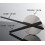 Frameless 3D Mirror Wall Clock Gold Large 3