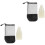 2Sets Stabiele Witte Roller-Skating Kegels Pe Trainingsmarker Cone 2