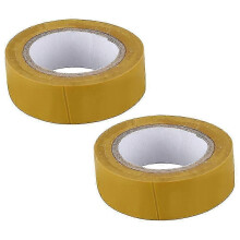 2pcs 19mm X 10m Duct Waterproof Tape, Yellow