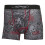 (Medium, Grau / Rot) Ed Hardy - Ed Hardy - 5er Pack Herren Boxershorts Baumwolle Elastikbund 2