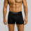(Medium, Grau / Rot) Ed Hardy - Ed Hardy - 5er Pack Herren Boxershorts Baumwolle Elastikbund 5