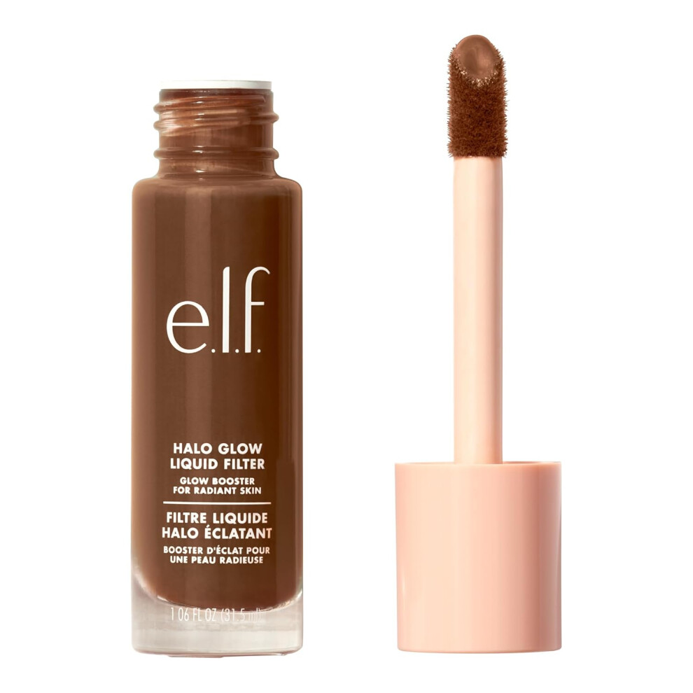 E.l.f. Halo Glow Liquid Filter, Complexion Booster For A Glowing, Soft-Focus Look, Infused With Hyaluronic Acid, Vegan & Cruelty-Free, 8.5 Rich