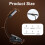 LED Super Bright Rechargeable Music Stand Light Clip-On,USB-C Rechargeable 2