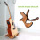 Guitar Stand Wood Thickened Universal, X-Frame Sturdy Instrument Stand 4