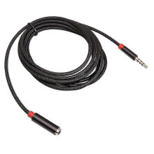 3.5mm Male to Female Headset Extension Cable Stereo Audio Cord with Mic Support 3696-2 Me