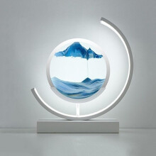 Lampe à sable lumineuse 3D, image LED mobile, décoration pour bureau et salon, cadeau