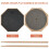 TMBMLPP Drum Practice Pad, 8-inch Black Drummer Practice Pad with Stic 4