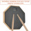 TMBMLPP Drum Practice Pad, 8-inch Black Drummer Practice Pad with Sticks, Drum Practice Pad, Single Sided Drum Pads, Silent Drum Practice Pad,Practic 5