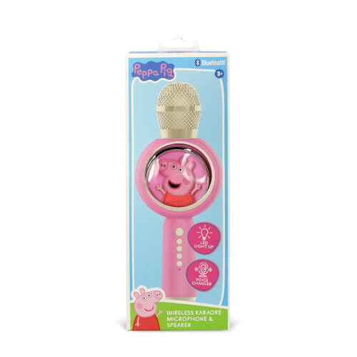 OTL Technologies Peppa Pig Popsing Wireless Karaoke Microphone, Pink 1