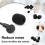 16 Packs Headset Microphone Foam Cover for Microphone Protection 3