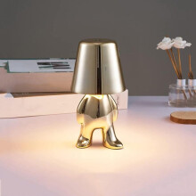 Lampe LED sans fil rechargeable moderne, portable en métal, 3 niveaux de luminosité pour chambre et salon
