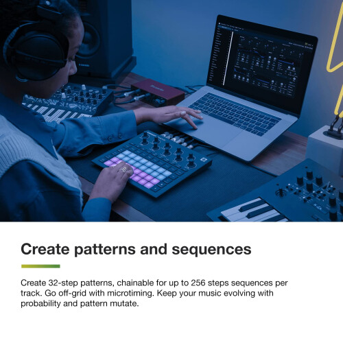 Novation Circuit Tracks: Groovebox Sequencer With Synth Tracks, MIDI Tracks And 2