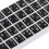 Nicear 4Pcs Arabic Keyboard Layout Stickers,Universal Keyboard Replace 5