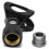 TIGER MCA93-BK Quick Release Microphone Clip - Adjustable angle Mic Clip - Standard 5/8" Thread - Black 5