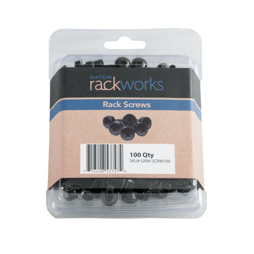 Gator GRW-SCRW100 Rack Screws (Pack of 100) 1