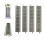 Simulatioin HO Scale Train Track Set Part For Enthusiasts-66700 1