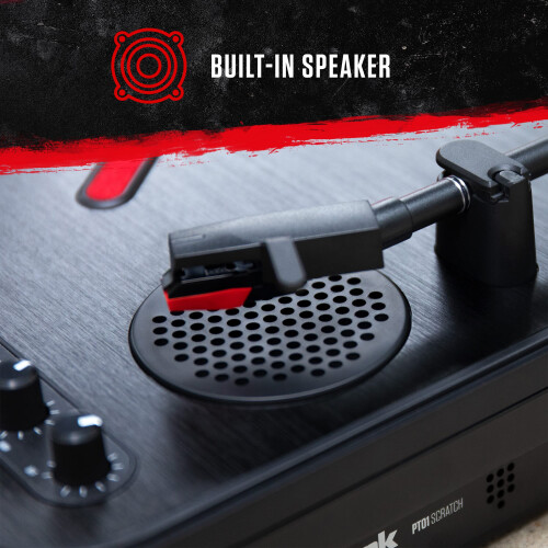 Numark Numark PT01 Scratch, Portable DJ Turntable for Portablists with User R 2