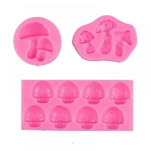 Mushroom Shaped Silicone Mold for Chocolate Candy Cake Ice Cubes Vegetable Fudge