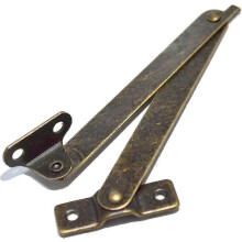 4 Pcs Bronze Lid Support Hinges Brass Lift Up Stay Hinge For Furniture Wooden Boxes Jewelry Case Chest Cabinet Cupboard