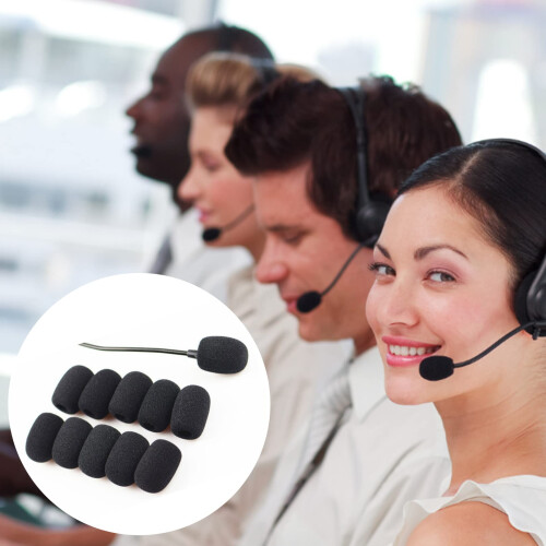 Headset Microphone Foam Cover,Foam Mic Cover Handheld Microphone Windscreen 2