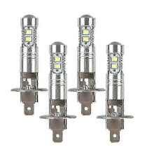 4PCS H1 LED Headlight Fog Driving Light Bulbs 200W 6000K Super White