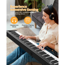 OYAYO Digital Piano 88 Weighted Keys with Stand, Touch Sensitivity Ele