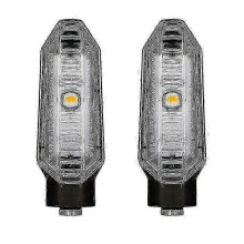 Motorcycle LED Turn Signal Lights Side Indicator Compatible with CB125 CBR650R CBF X- CB150R CB300R -A1