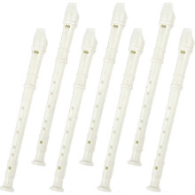 12 Pack 6 Hole German Style Soprano Descant Recorder, ABS Flauta with Cleaning Rods for Beginners Music Teaching