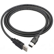 FireWire 6 Pin Male to USB 2.0 A Male Adapter Cable 3m Converter