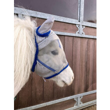 Ruggles Shetland Miniature Section A Fly Mask | Horse & Pony Eye Protection Mini Small & Large | Fleece Lined (Shetland L-Without Nose)