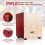 Pyle Full Size Cajon Drum Box, Wooden Percussion Beat Box with Interna 3